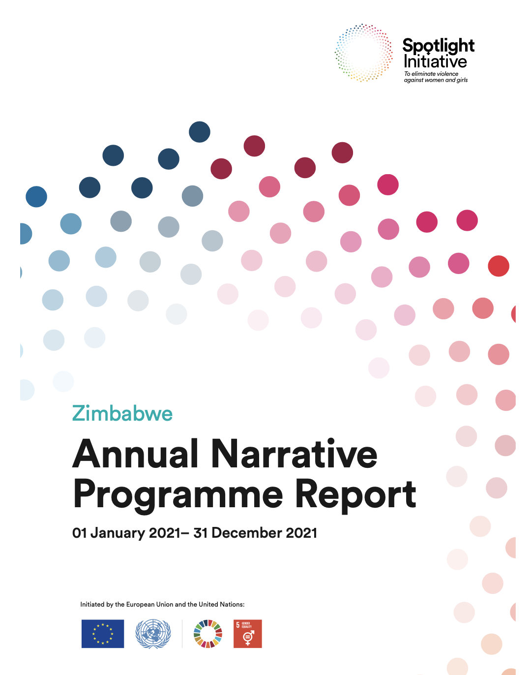 Spotlight Initiative Zimbabwe Report 2021 Spotlight Initiative