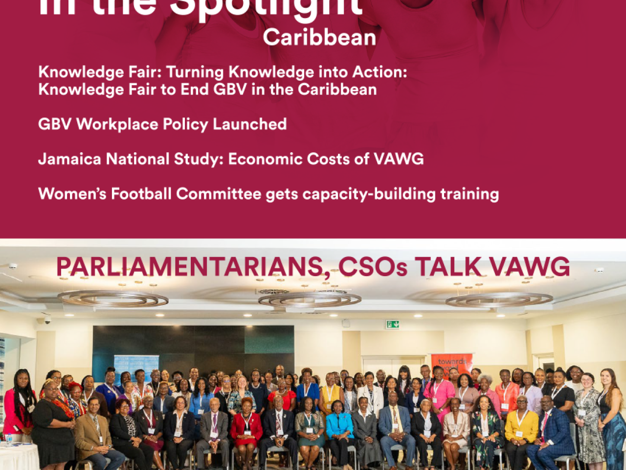 Caribbean parliamentarians and members of civil society organisations at the Multi-stakeholder Dialogue on Gender Equality and Sustainable Development. 