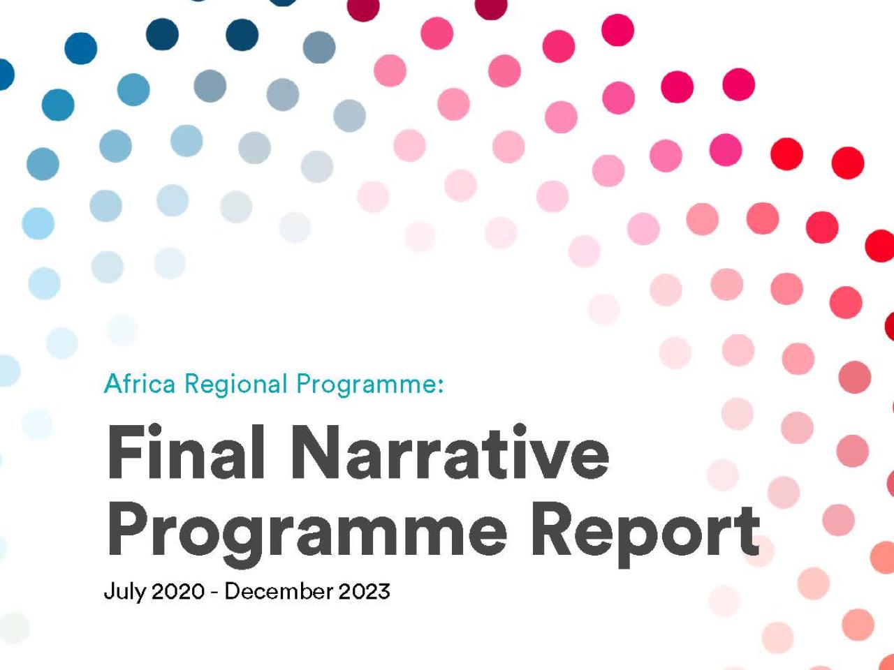 Spotlight Initiative Africa Regional Programme Final Cumulative Report