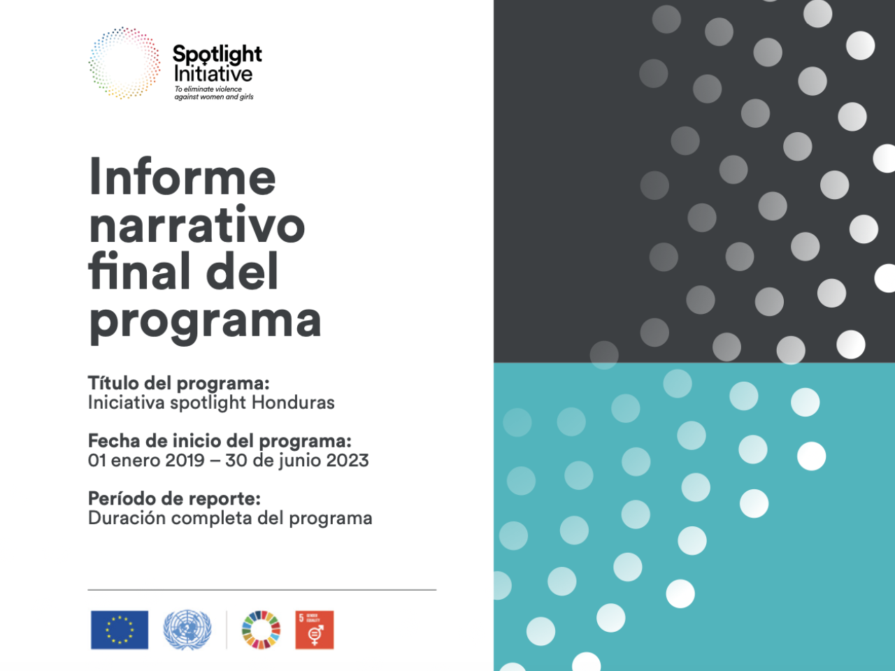 Spotlight Initiative Honduras Final Annual Report