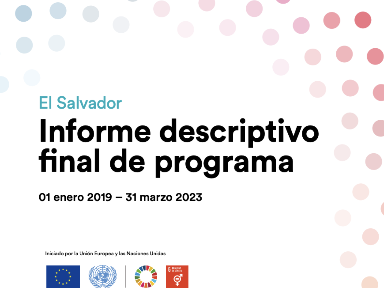 Iniciativa Spotlight El Salvador Informe Anual Final