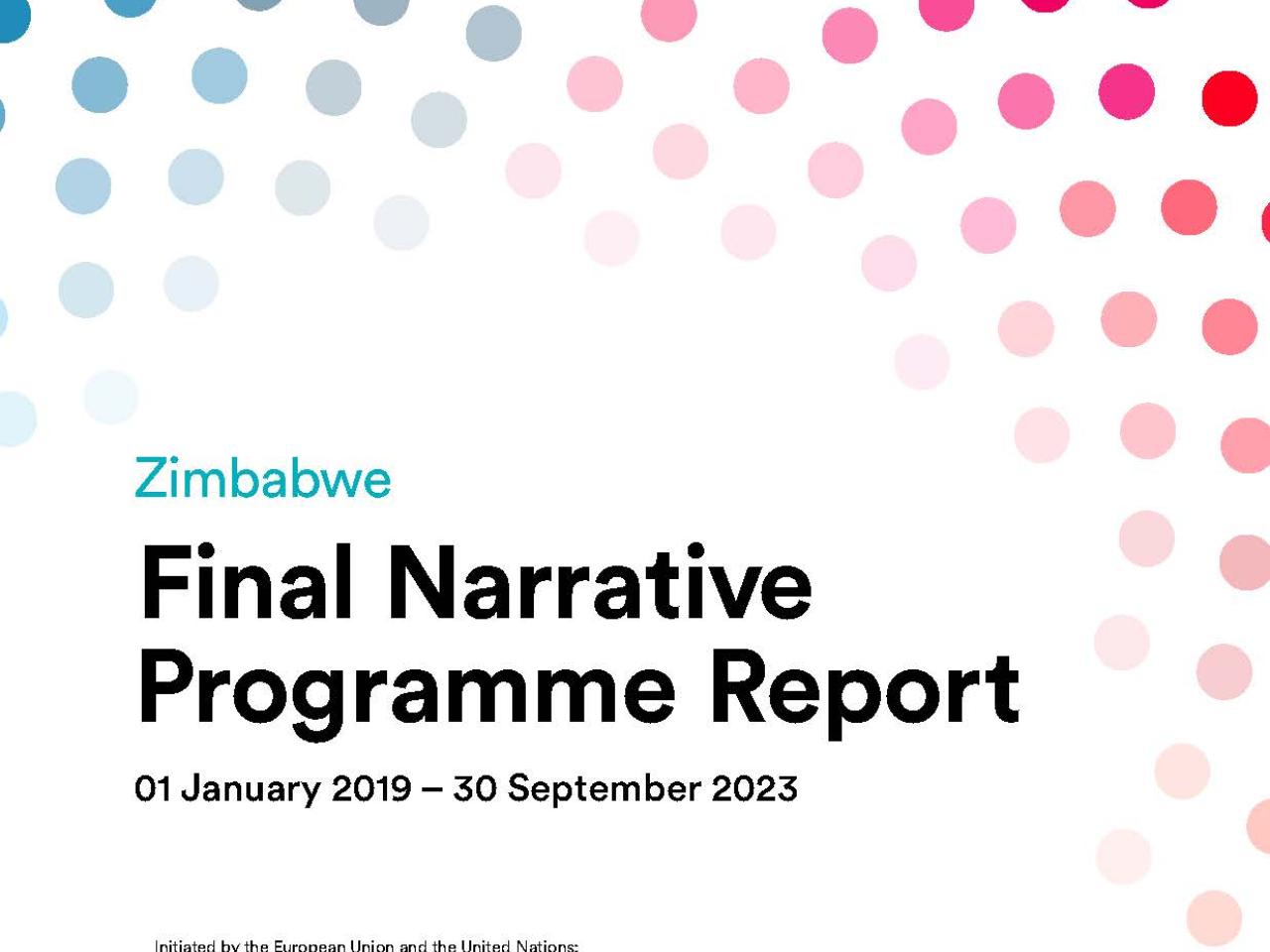 Spotlight Initiative Zimbabwe Final Cumulative Report