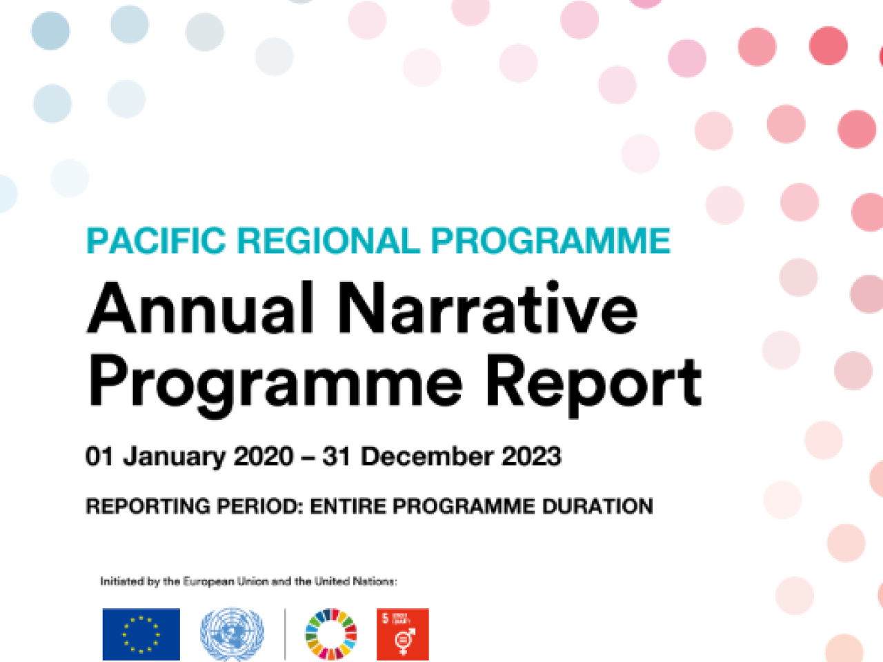 Pacific Regional Programme Annual Narrative Report