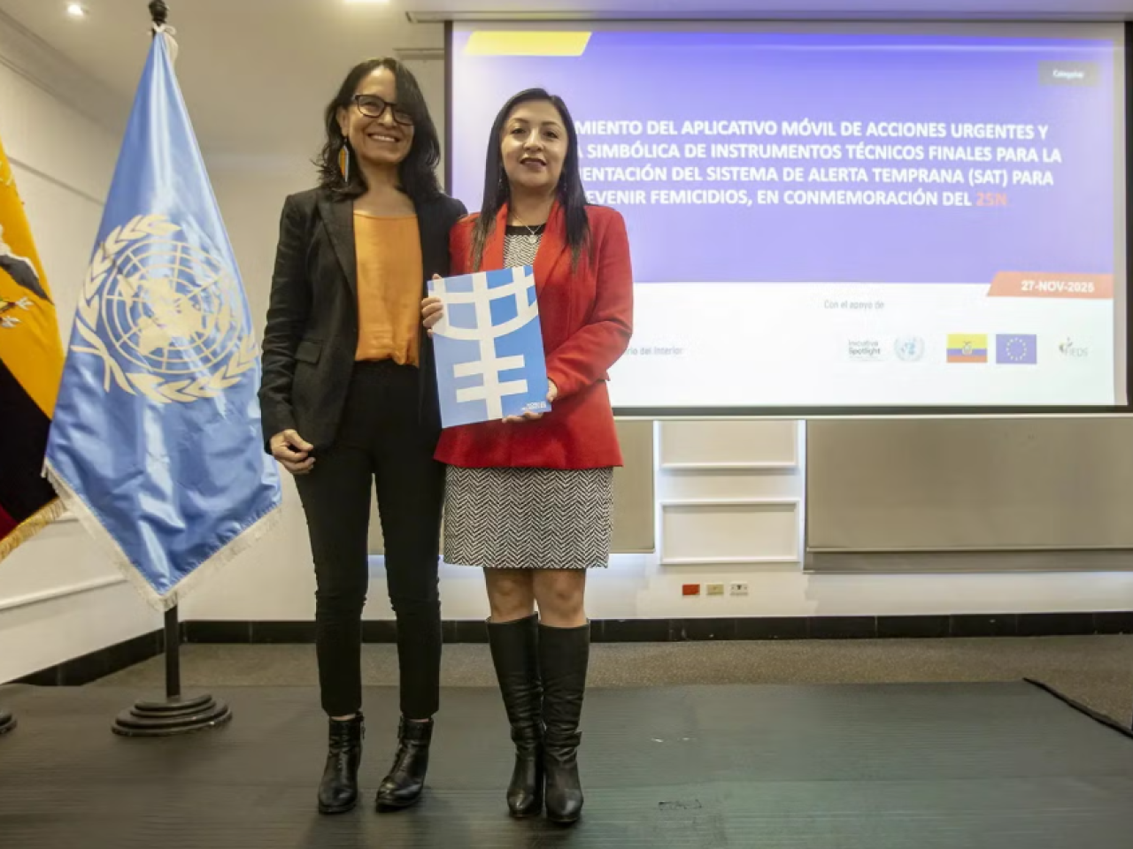 Ecuador fortalece su capacidad de prevención de femicidios con nuevas herramientas estatales desarrolladas en el marco de la Iniciativa Spotlight