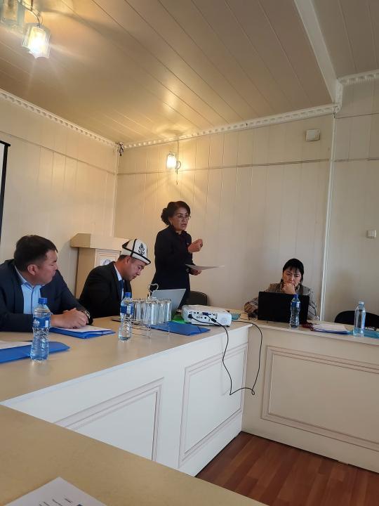 Ms. Nishanova met like-minded local women’s rights activists. Photo: Lolakhon Nishanova
