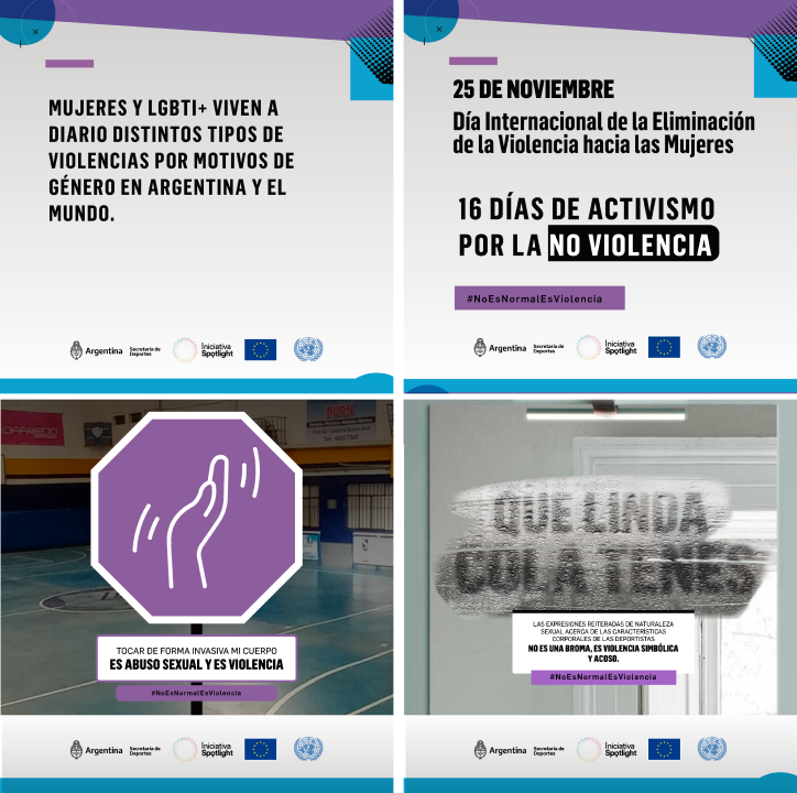 #NoEsNormalEsViolencia Instagram posts
