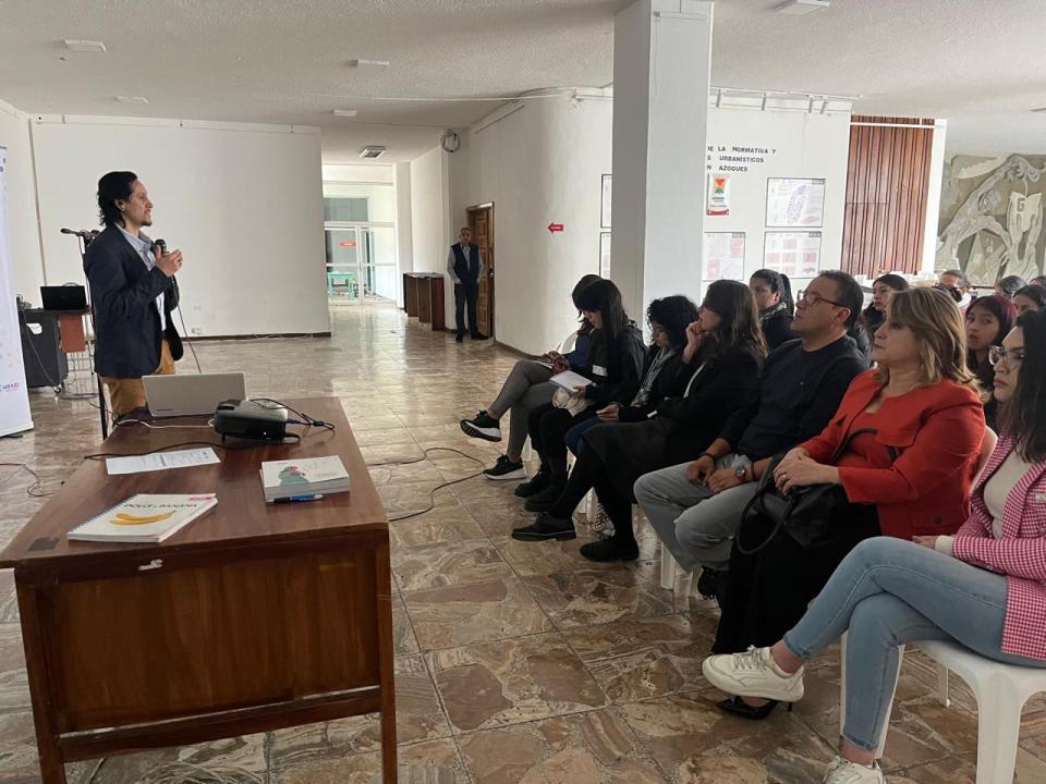 Participantes de los talleres con el objetivo de socializar el diagnóstico sobre la implementación de la Ley Orgánica Integral para Prevenir y Erradicar la Violencia contra las Mujeres (LOIPEVCM