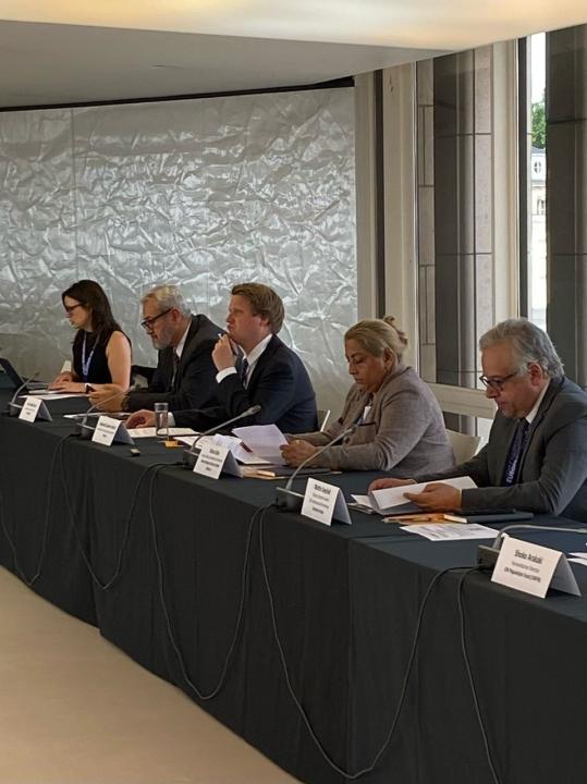 Portrait image of panellists