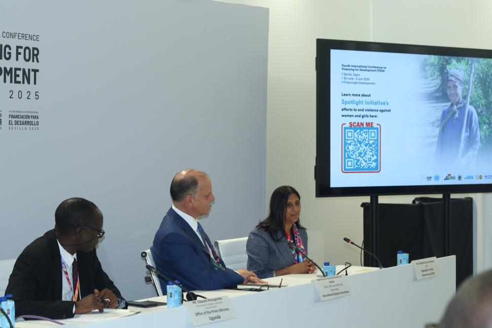 Uganda Commissioner of Strategic Coordination Implementation, Office of the Prime Minister, Edward Walugembe; Chair of the International Olympic Committee’s Safe Sport Steering Committee, HRH Prince Feisal Al Hussein of Jordan; CEO of PAI, Nabeeha Kazi Hutchins.