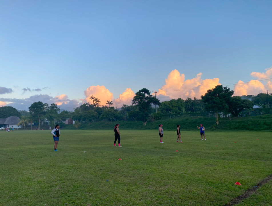 Female rugby players