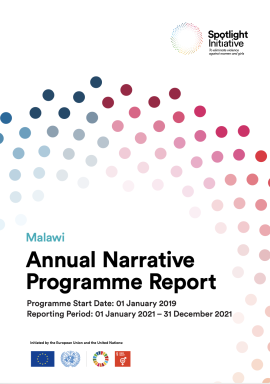 Spotlight Initiative Malawi Report 2021 