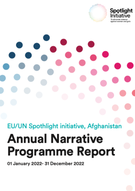 Spotlight Initiative Afghanistan Report 2022