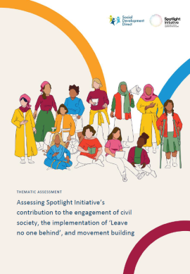 An illustration of diverse women above the report title