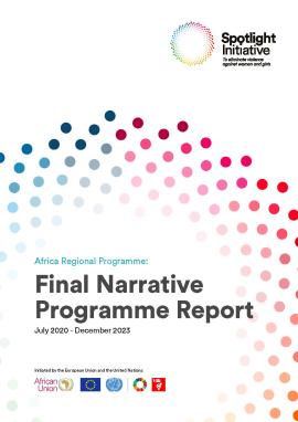 Spotlight Initiative Africa Regional Programme Final Cumulative Report