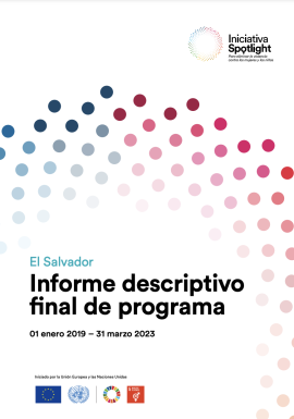 Iniciativa Spotlight El Salvador Informe Anual Final