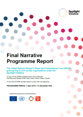 WPHF Final Narrative Programme Report