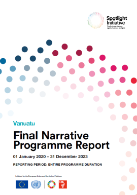 Vanuatu Final Narrative Programme Report